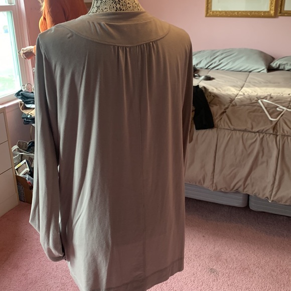 holistic soft cotton cardigan button down with pockets size xl  lightweight putt - Picture 4 of 6